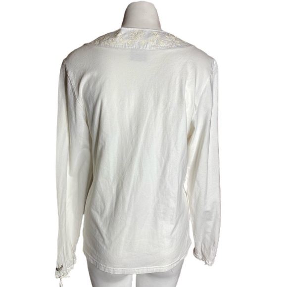 Columbia XCO Shirt Long Sleeves Yellow Trim Size Medium - Picture 5 of 8